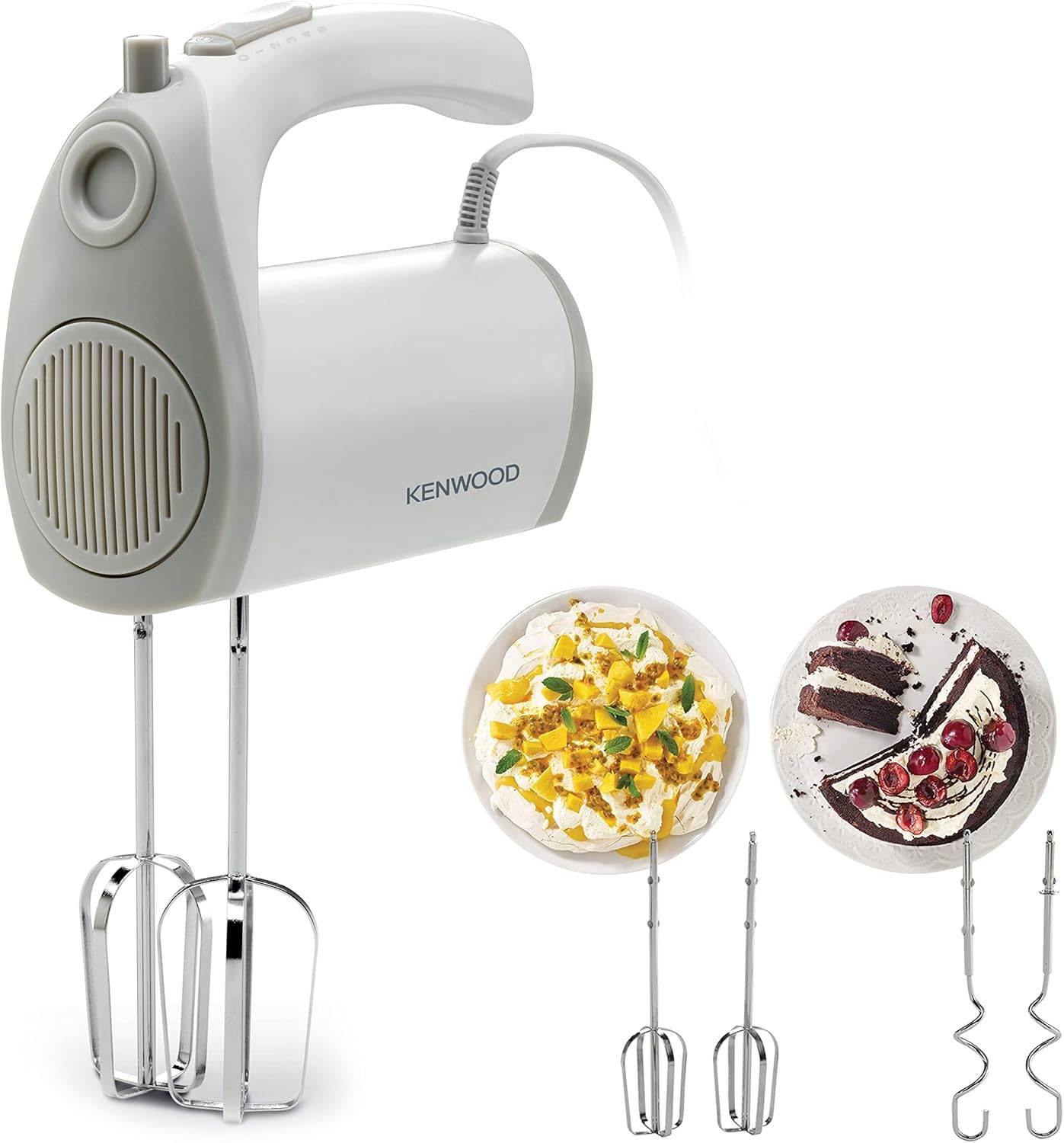 Kenwood HMP20.000WH Hand Mixer – 300W – 5 Speeds + Turbo