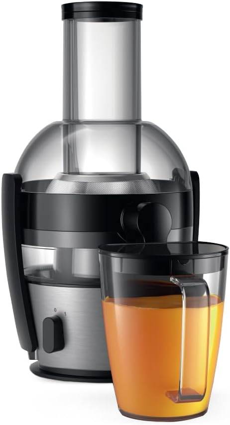 Philips Viva Collection Juicer – 2L – Black/Silver