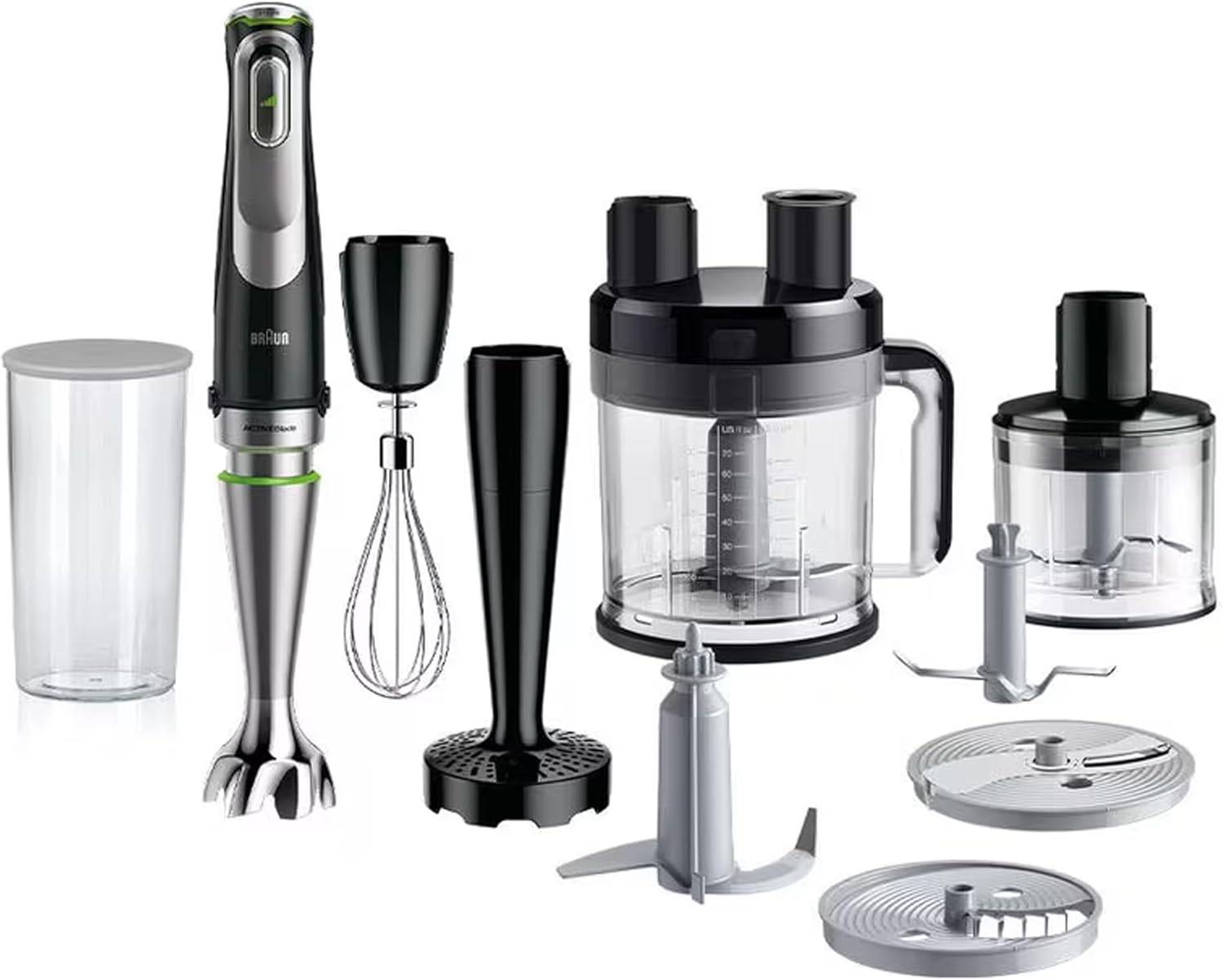 Braun Hand Blender MQ9187XLI – MultiQuick 9 1200W – Black/Steel