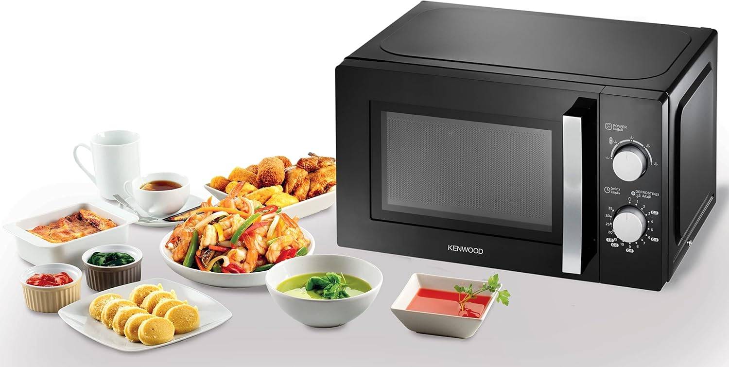 Kenwood MWM20.000BK Microwave Oven – 20L – 5 Power Levels – Blac