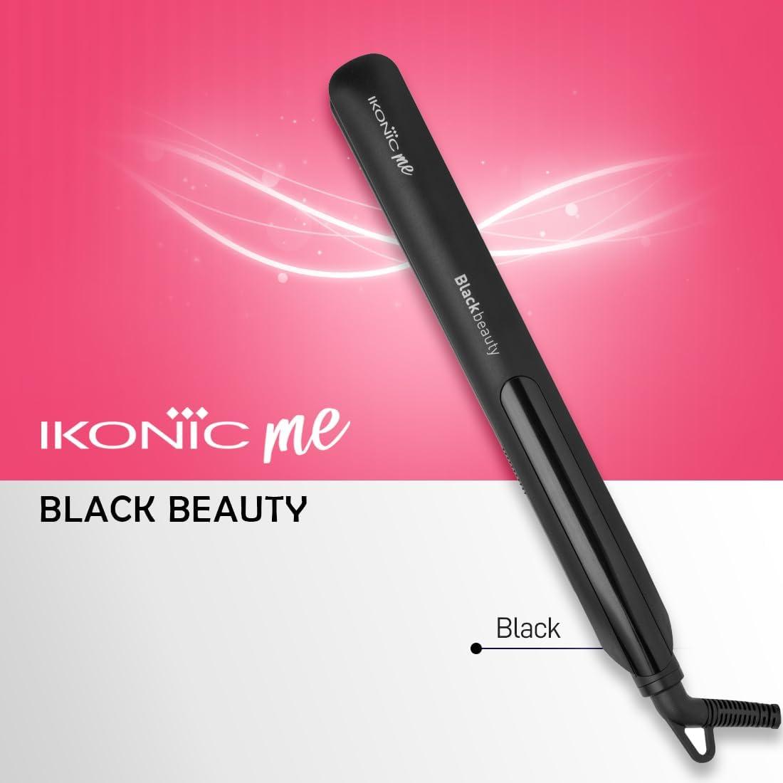 Ikonic Hair Straightener Black Beauty Titanium Slim 3.0 – Black