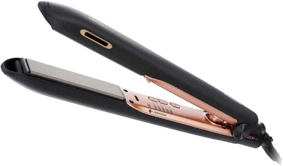 Panasonic Hair Straightener EH-HS99 Nanoe Technology - Black & Gold