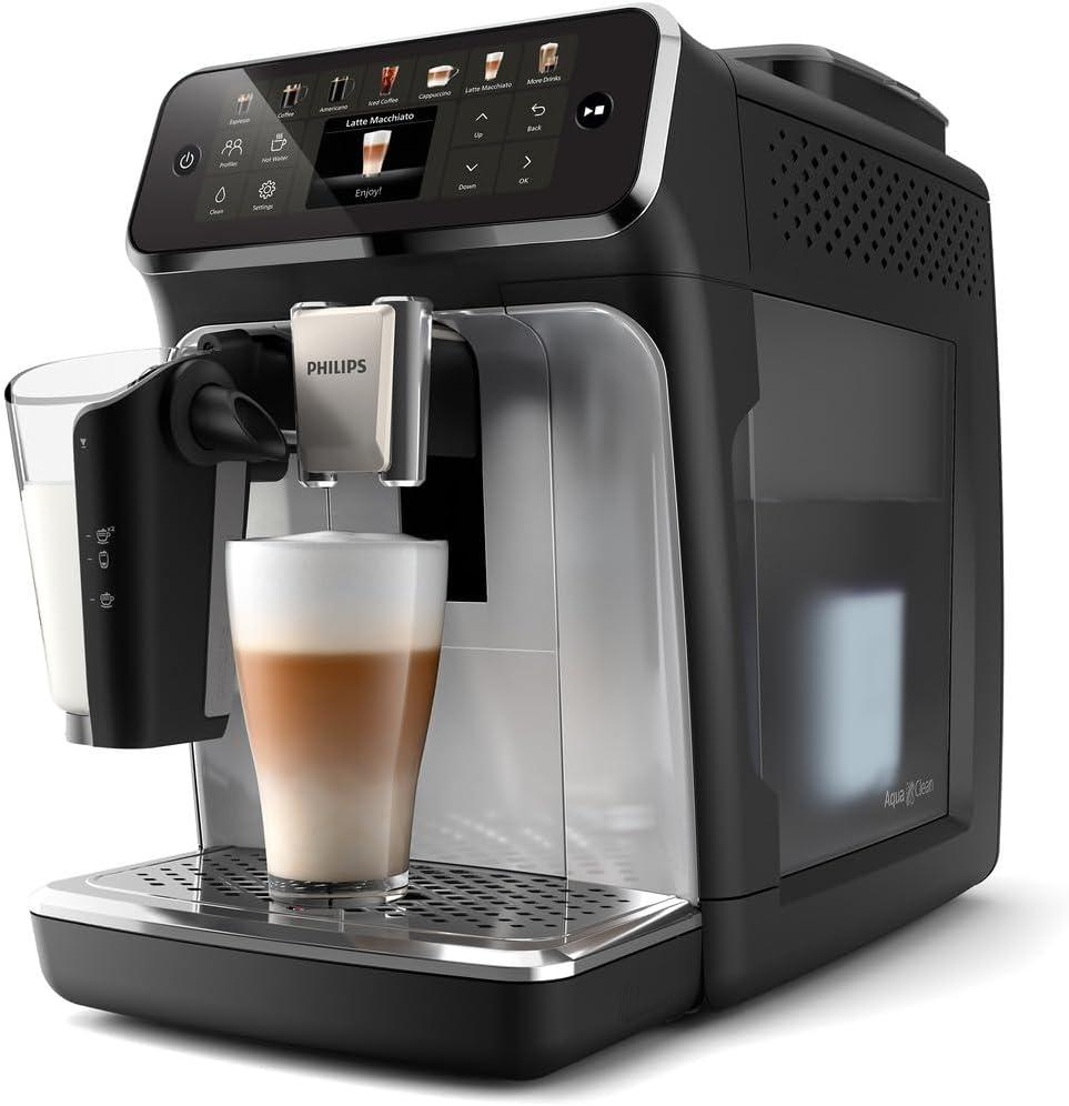 Philips Coffee Espresso Machine EP4446 – Built-In Grinder – Black