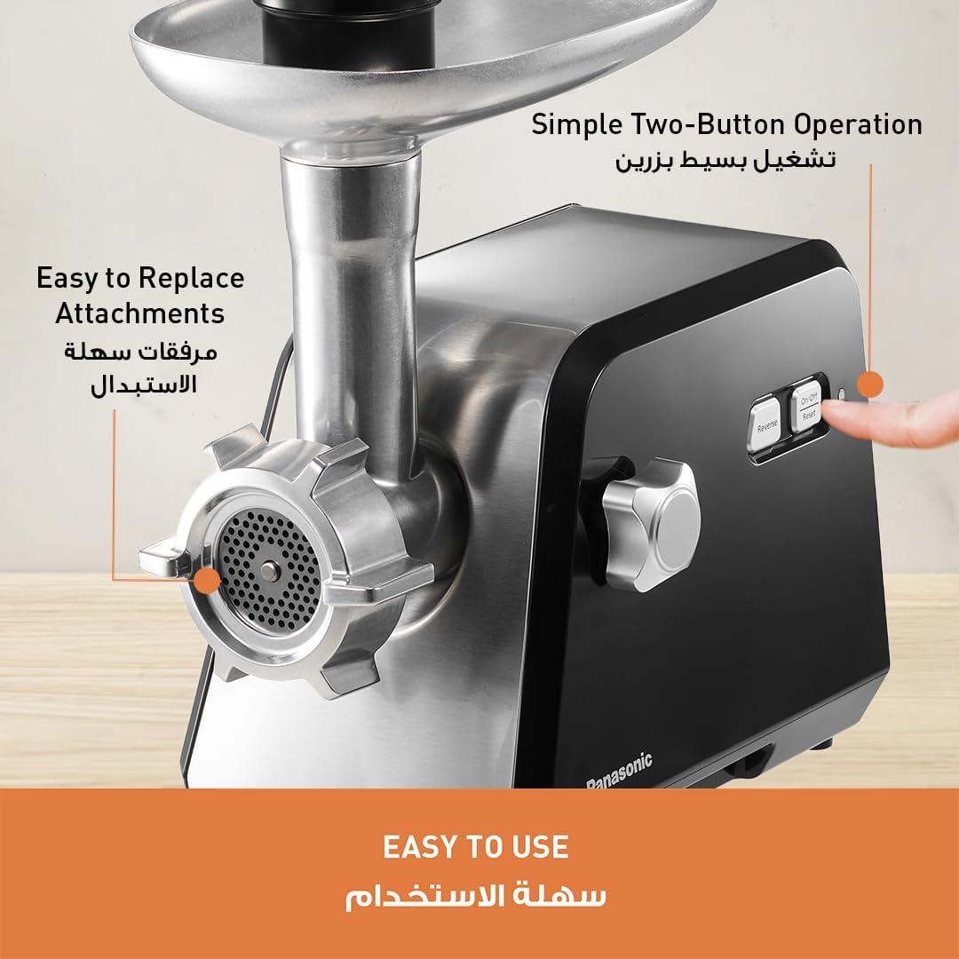 Panasonic MK-GX2010KTZ Meat Grinder – 2000W – 3.4kg/min – Aluminium