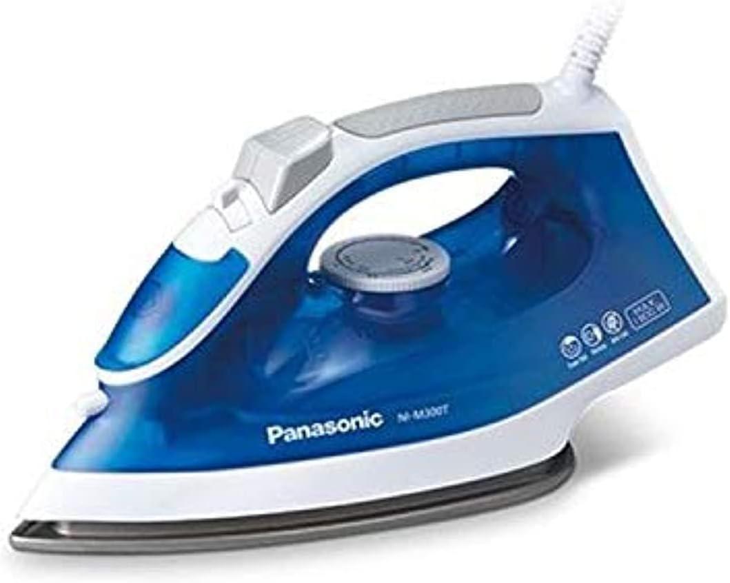 Panasonic NI-M300T Steam Iron Titanium Coated Soleplate Garment Care - 1800 Watt Blue