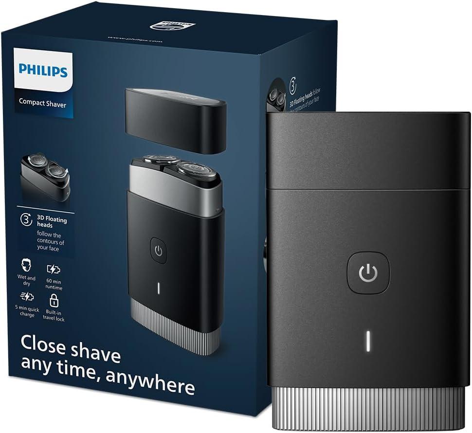 Philips Travel Shaver PQ888/06 – IPX7 Waterproof – 60 Min