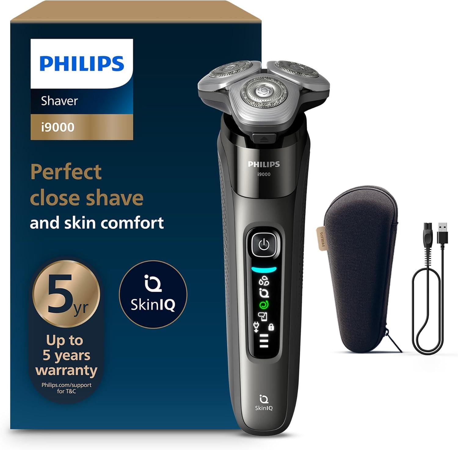 Philips i9000 Shaver X9002/05 – Wet & Dry – 50 Min Cordless