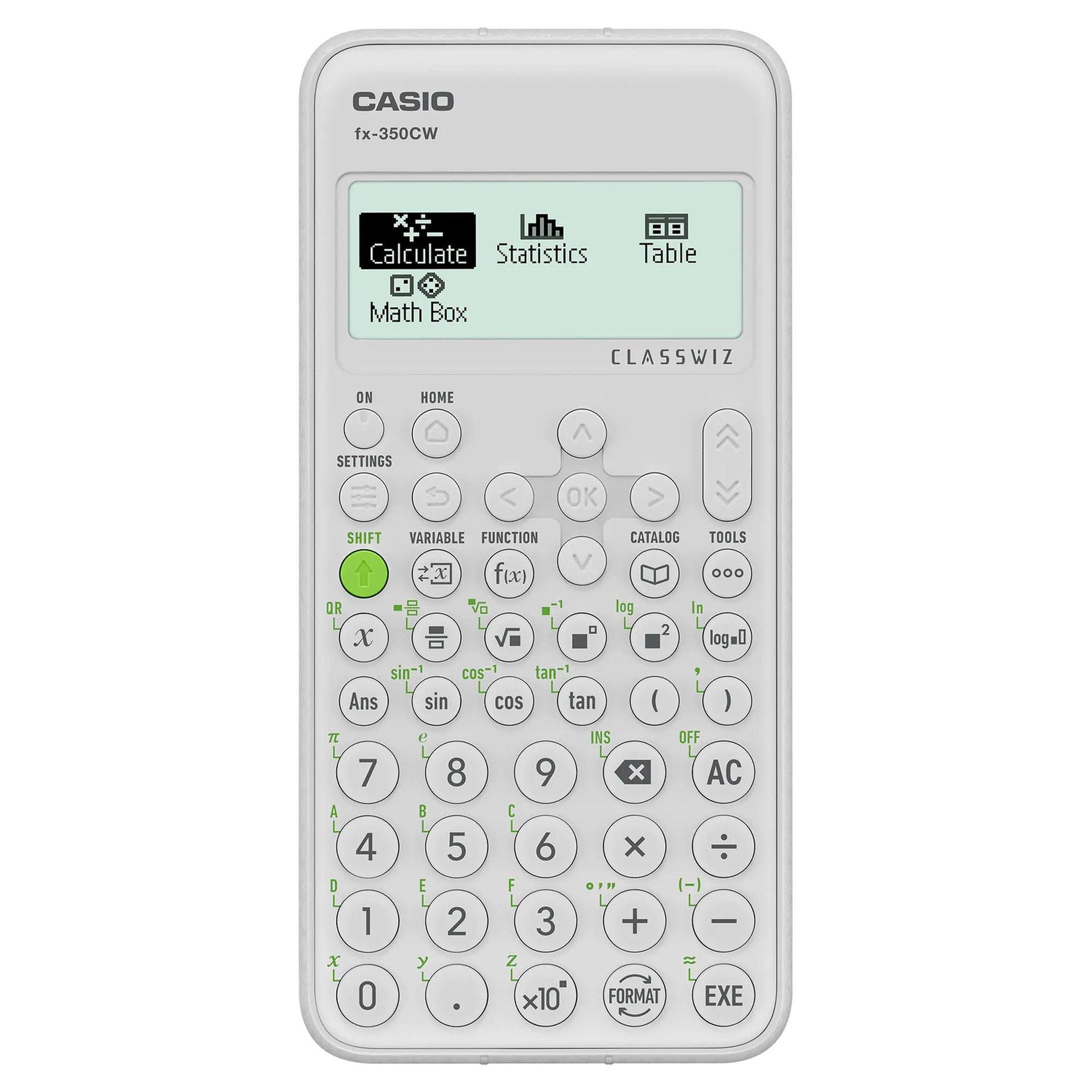 Casio Scientific Calculator FX350CW - Over 290 Functions & HD Display