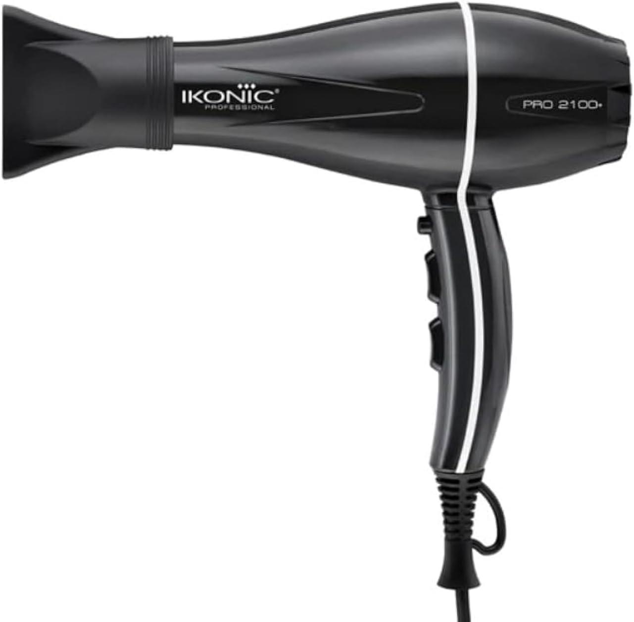 Ikonic Hair Dryer Pro 2100+ – 2100W – Black