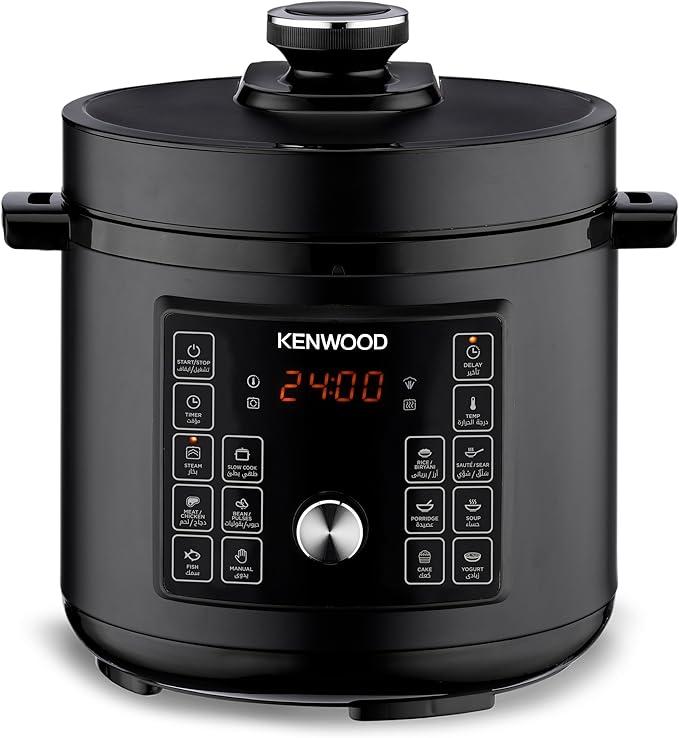 KENWOOD PCM95.000BK Pressure Cooker – 8L – 16-in-1 – Black